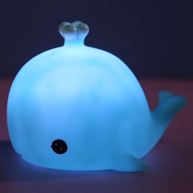 Luz quitamiedos infantil ballena recargable