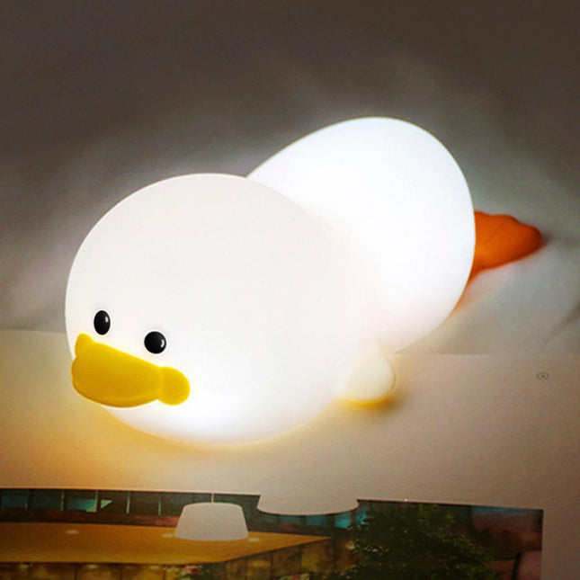 Lámpara quitamiedos pato de silicona