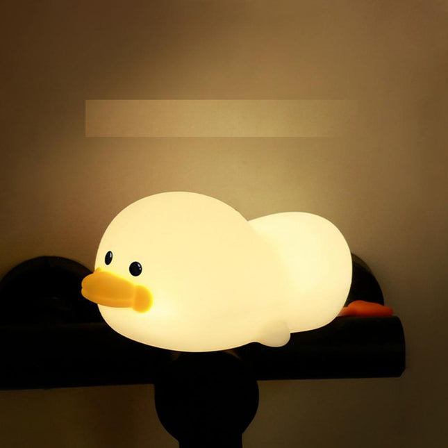 Lámpara quitamiedos pato de silicona