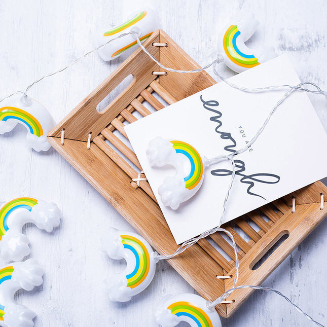 Guirnalda de luces infantil de arcoíris