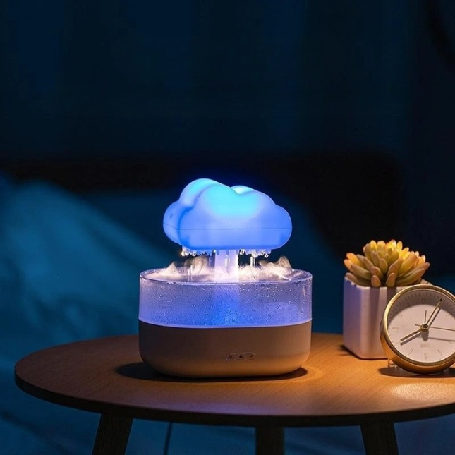 Lámpara nube LED con humidificador relajante