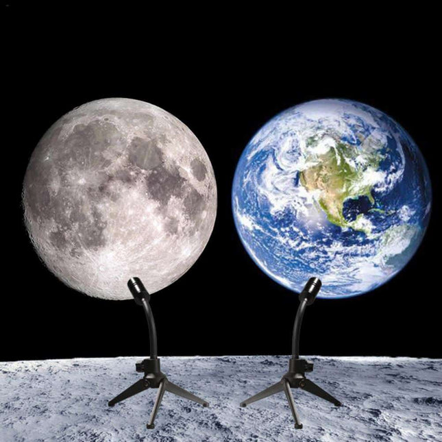 Proyector de la luna y la tierra