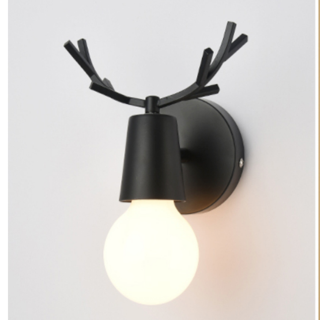 Aplique de pared infantil cabeza ciervo