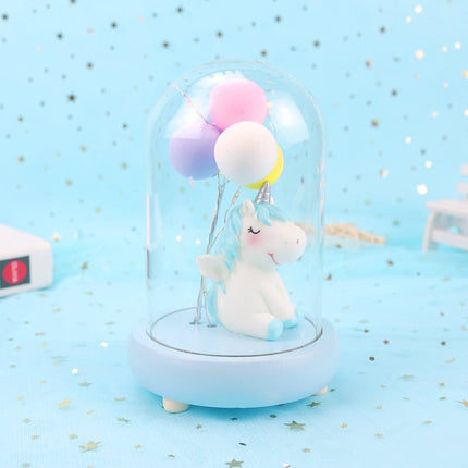 Luz de noche infantil unicornio globos