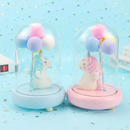 Luz de noche infantil unicornio globos