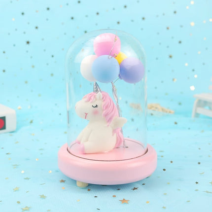 Luz de noche infantil unicornio globos