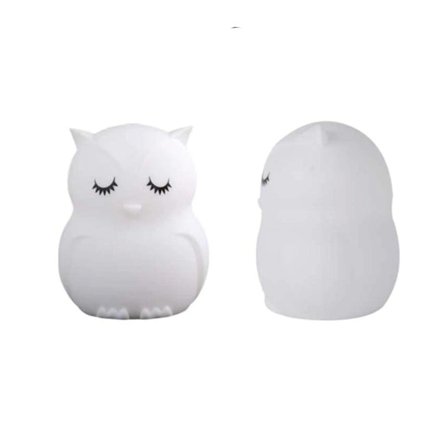 Luz quitamiedos búho recargable con mando