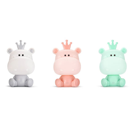 Luz de noche infantil hipopótamo LED