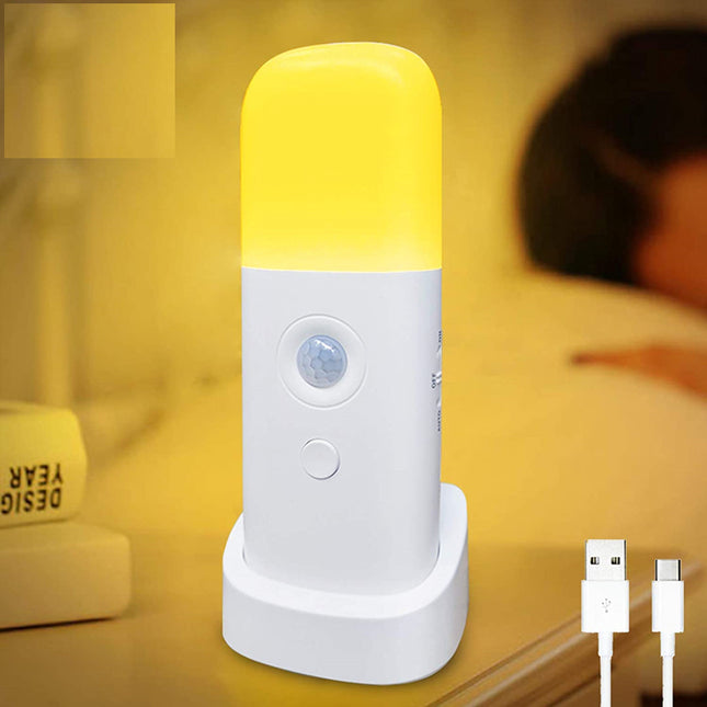 Luz de noche portátil con sensor movimiento