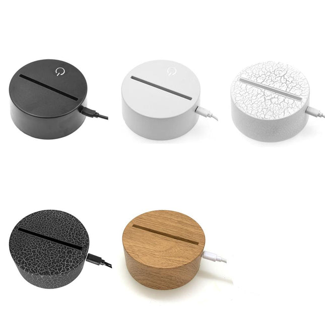 Lámpara 3D LED con ilusión caballo