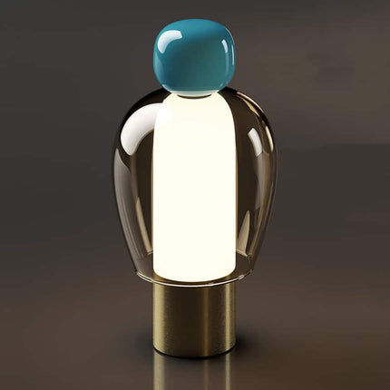 Lámpara de mesa nórdica recargable USB