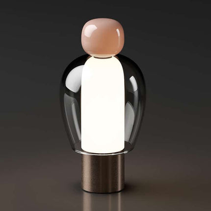 Lámpara de mesa nórdica recargable USB