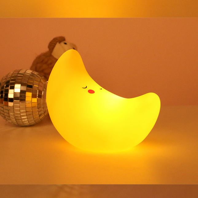 Luz quitamiedos para bebé forma luna