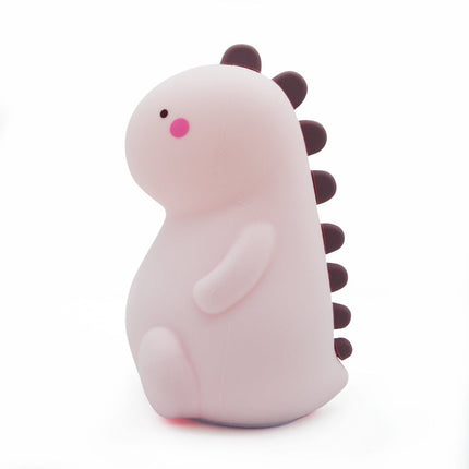 Luz quitamiedos dinosaurio silicona multicolor