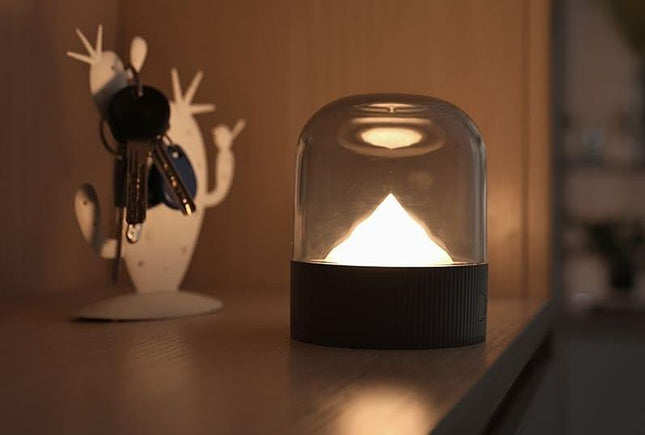 Luz de noche LED diseño montaña
