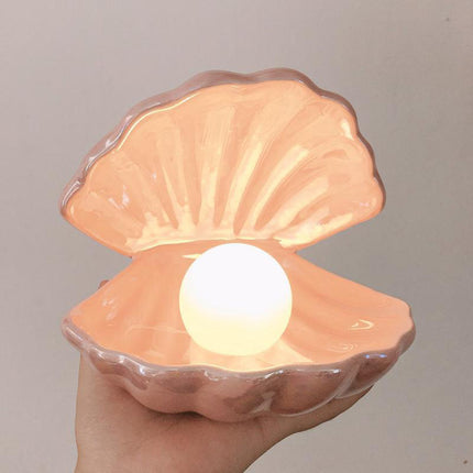 Luz de noche decorativa forma concha