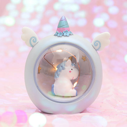 Luz de noche infantil unicornio estrella