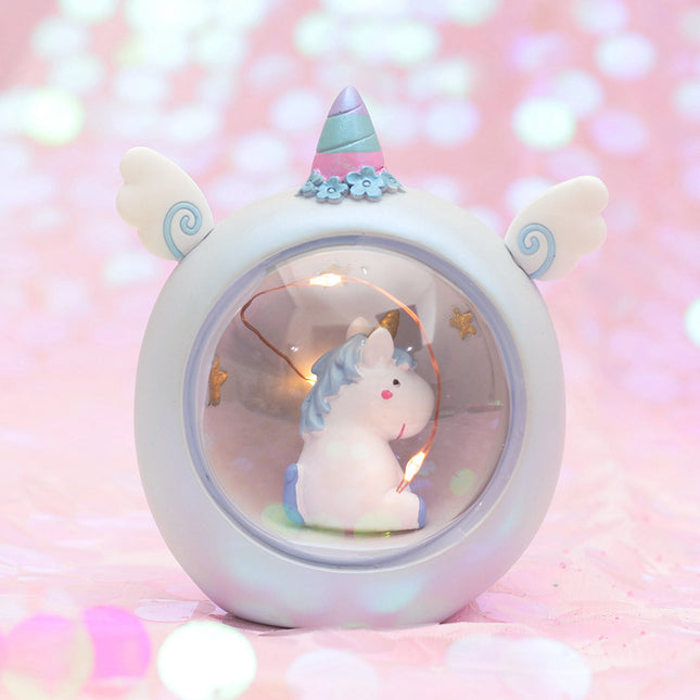 Luz de noche infantil unicornio estrella
