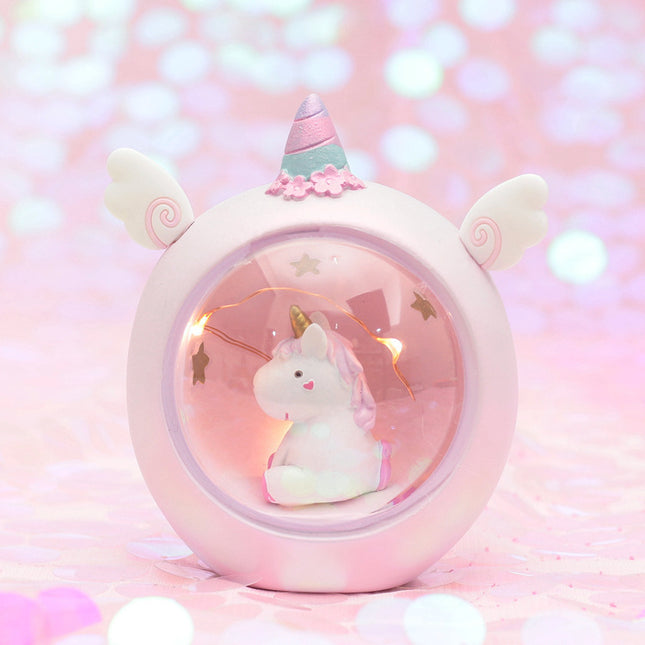 Luz de noche infantil unicornio estrella