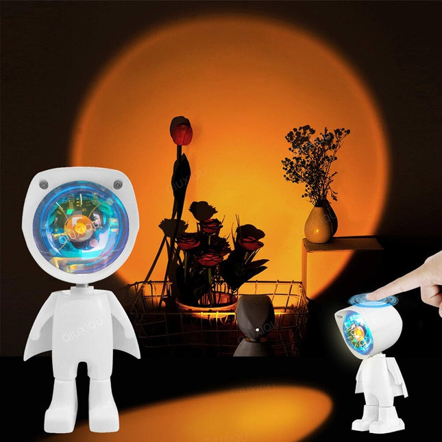 Robot proyector de luz efecto atardecer
