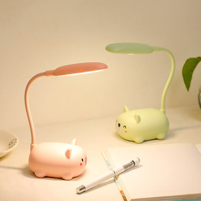 Flexo de mesa LED gatito colores