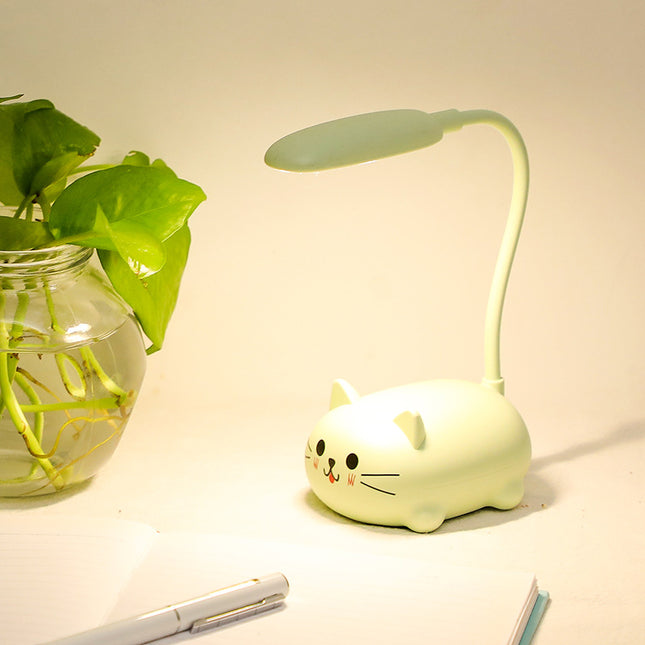 Flexo de mesa LED gatito colores