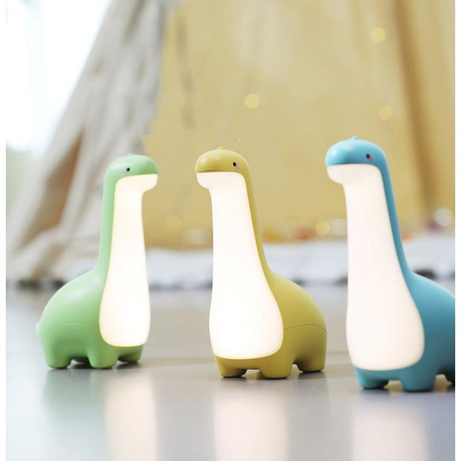 Lámpara infantil dinosaurio cuello largo recargable