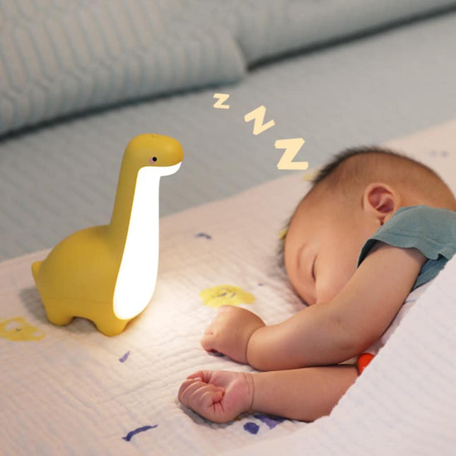 Lámpara infantil dinosaurio cuello largo recargable
