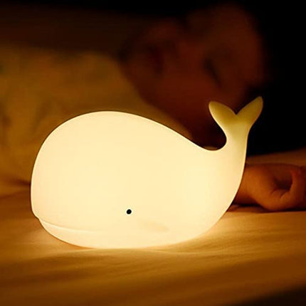 Luz de noche infantil con forma ballena