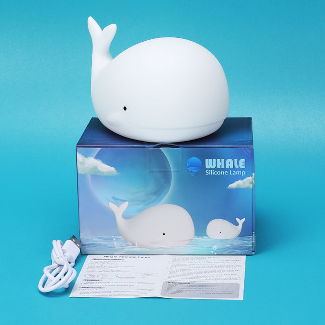 Luz de noche infantil con forma ballena