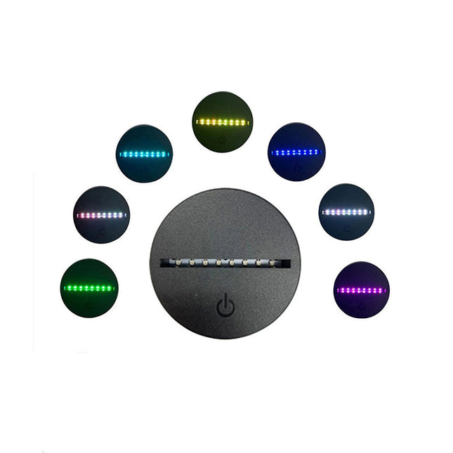 Lámpara 3D ilusión LED dinosaurio T-Rex