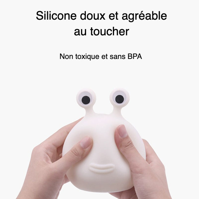 Luz de lactancia táctil recargable