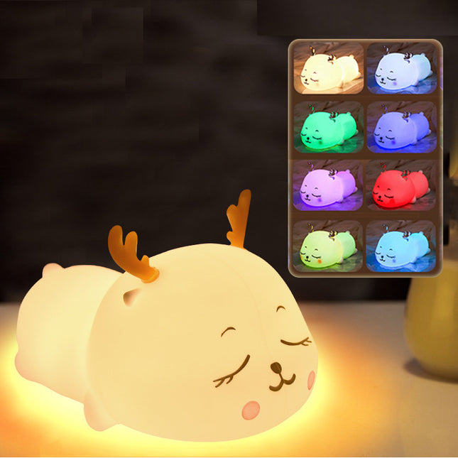 Lámpara quitamiedos infantil cervatillo dormido