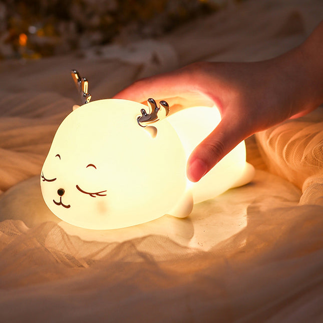 Lámpara quitamiedos infantil cervatillo dormido