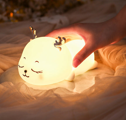 Lámpara quitamiedos infantil cervatillo dormido