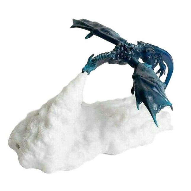 Lámpara 3D dragón que escupe fuego