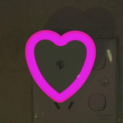 Luz de noche LED corazón con sensor