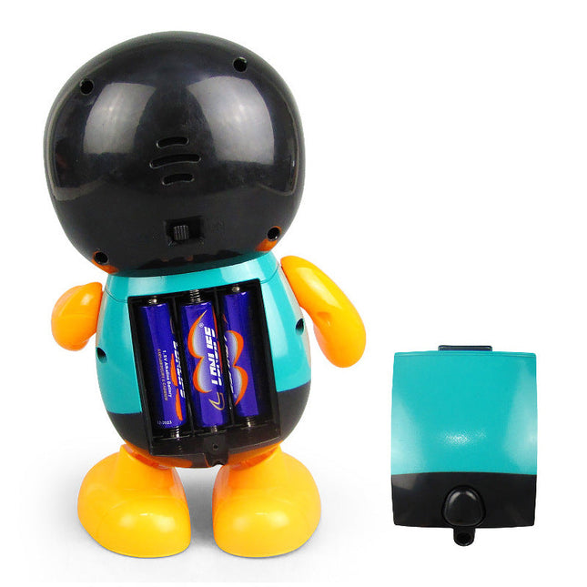 Juguete luz de noche pingüino colorido