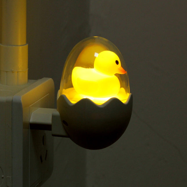 Luz de enchufe patito amarillo LED