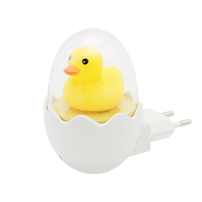 Luz de enchufe patito amarillo LED
