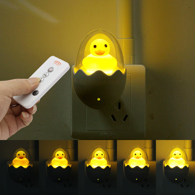 Luz de enchufe patito amarillo LED
