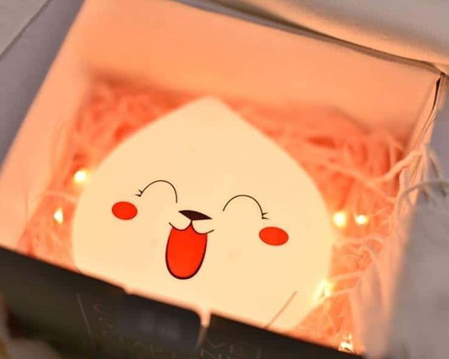 Lámpara de silicona gota feliz