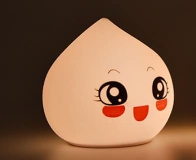 Luz nocturna silicona forma gota