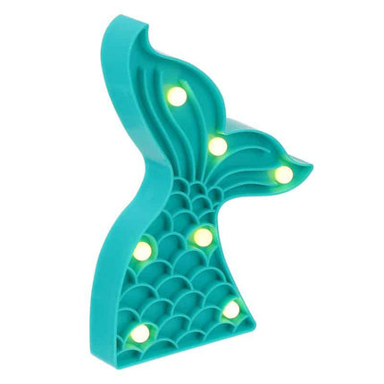 Luz de noche LED cola sirena