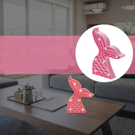 Luz de noche LED cola sirena