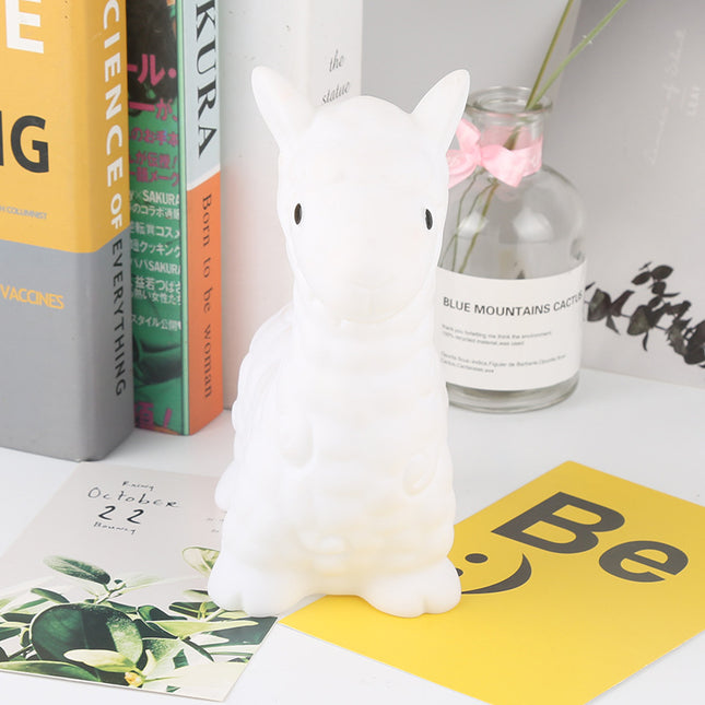 Lámpara quitamiedos de silicona llama