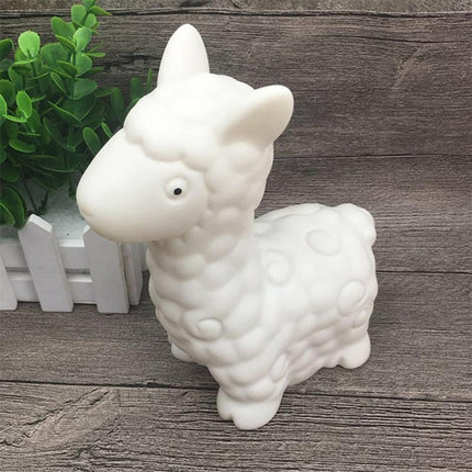 Lámpara quitamiedos de silicona llama