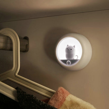 Luz de noche gatito con sensor