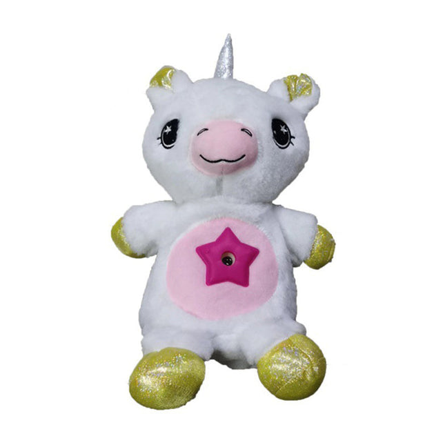 Peluche de unicornio proyector de estrellas