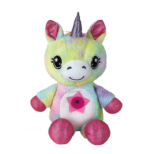 Peluche de unicornio proyector de estrellas